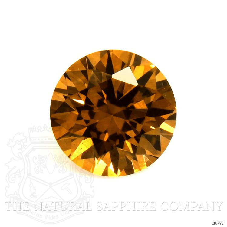 0.84 Ct. Orange Sapphire from Montana