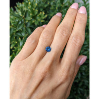 1.13 Ct. Greenish Blue Sapphire from Montana Life Style