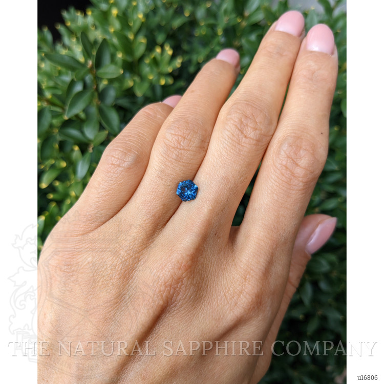 1.13 Ct. Greenish Blue Sapphire from Montana
