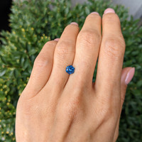 1.13 Ct. Greenish Blue Sapphire from Montana Life Style