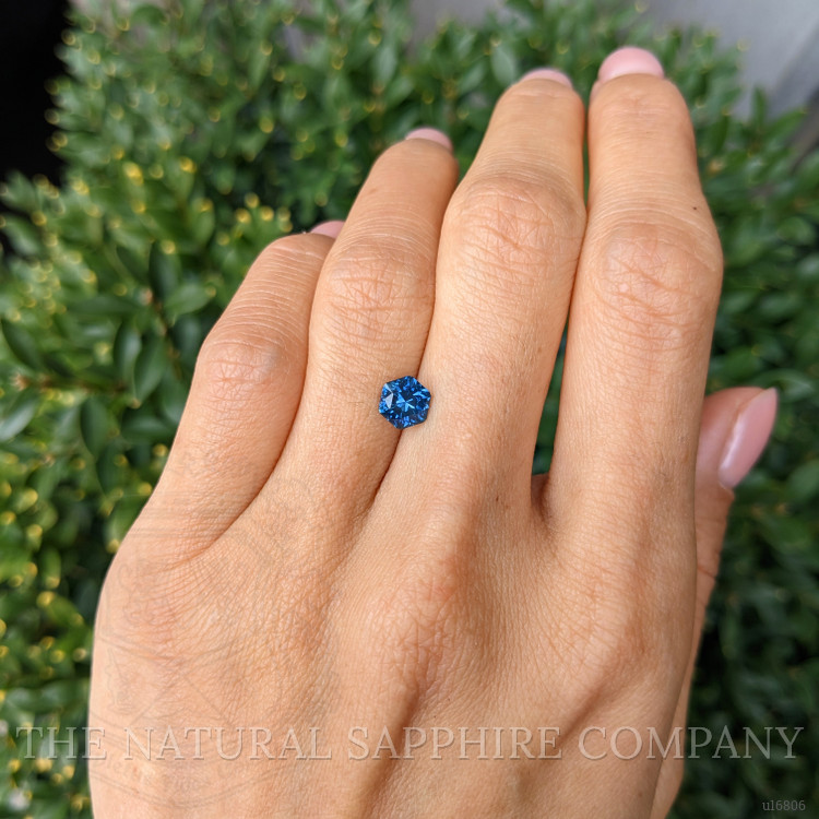 1.13 Ct. Greenish Blue Sapphire from Montana