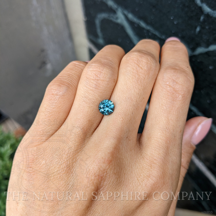 1.47 Ct. Bluish Green Sapphire from Montana