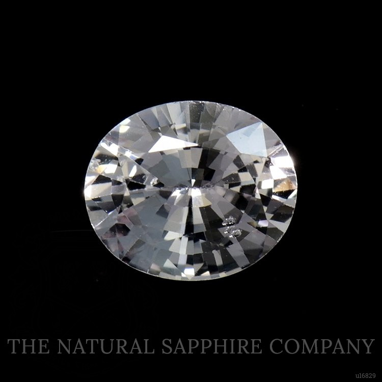0.96 Ct. White Sapphire from Ceylon (Sri Lanka)