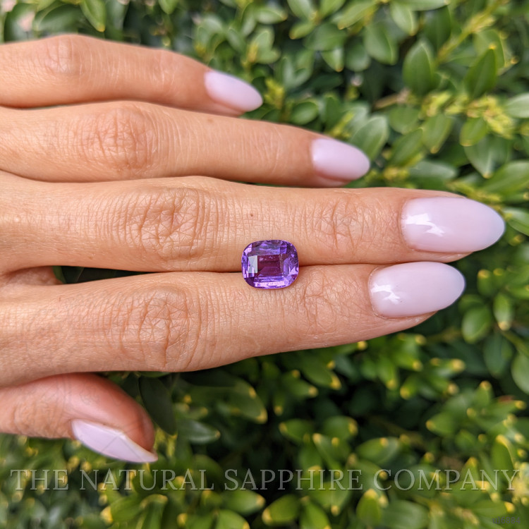 3.29 Ct. Purple Sapphire from Ceylon (Sri Lanka)