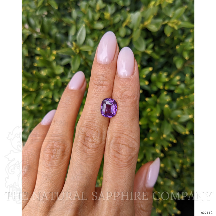 3.29 Ct. Purple Sapphire from Ceylon (Sri Lanka)