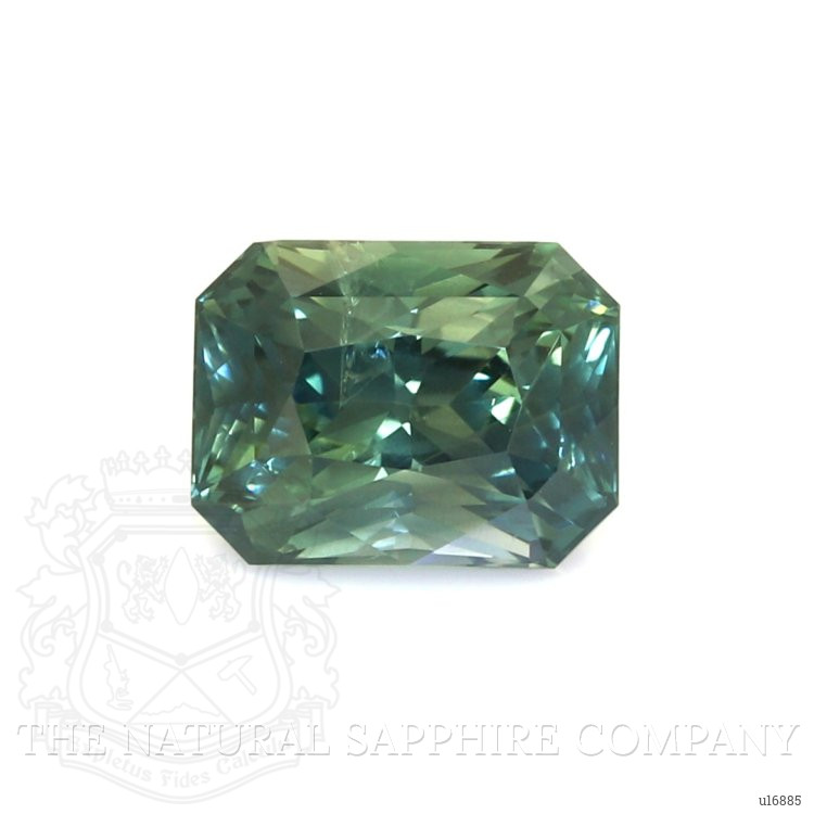 4.18 Ct. Bluish Green Sapphire from Ceylon (Sri Lanka)