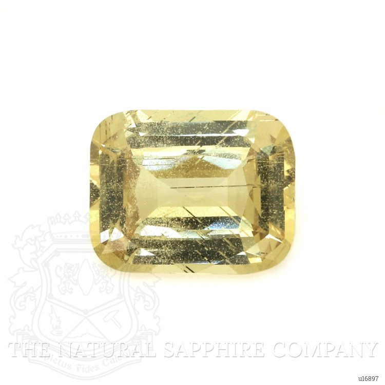 5.03 Ct. Greenish Yellow Sapphire from Ceylon (Sri Lanka)