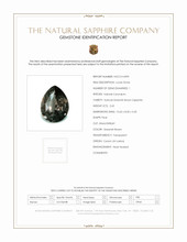 2.65 Ct. Greenish Brown Sapphire from Ceylon (Sri Lanka) Scan Report