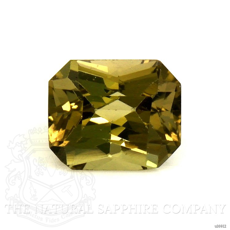 1.37 Ct. Greenish Yellow Sapphire from Ceylon (Sri Lanka)