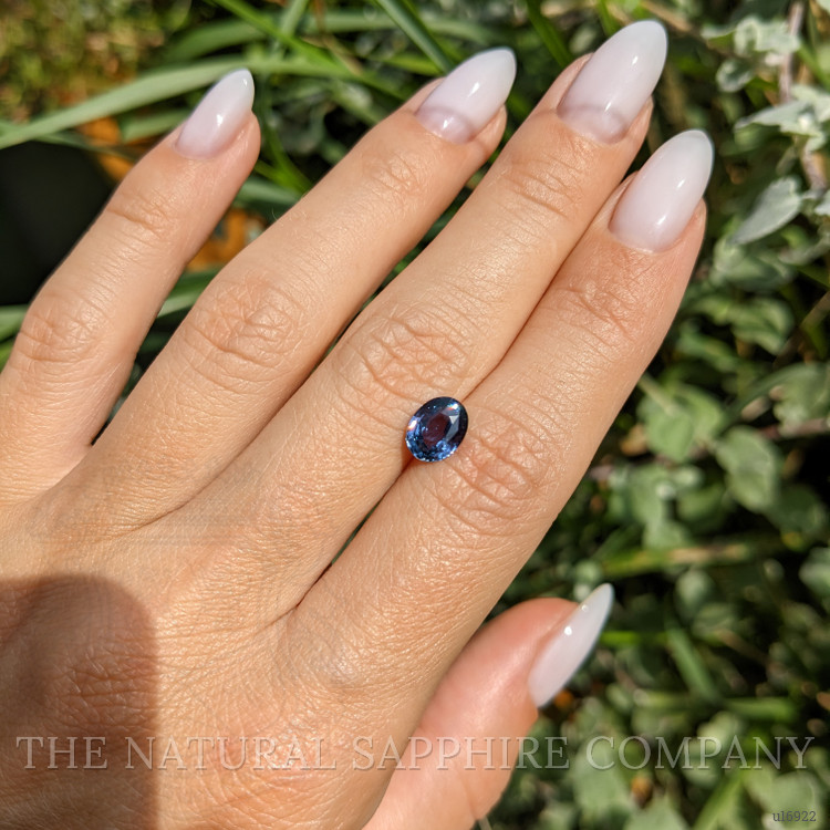 1.52 Ct. Greenish Blue Sapphire from Ceylon (Sri Lanka)