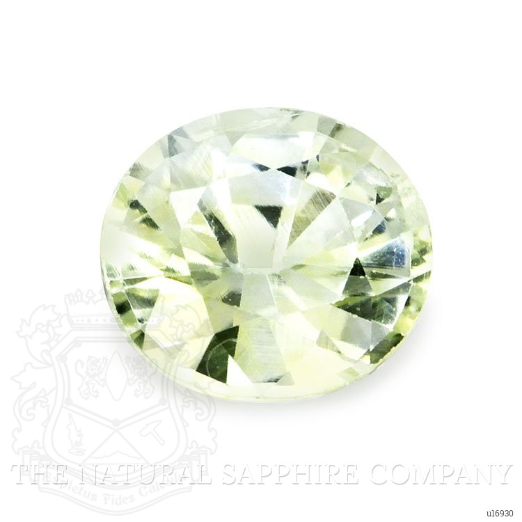 1.53 Ct. Greenish Yellow Sapphire from Ceylon (Sri Lanka)