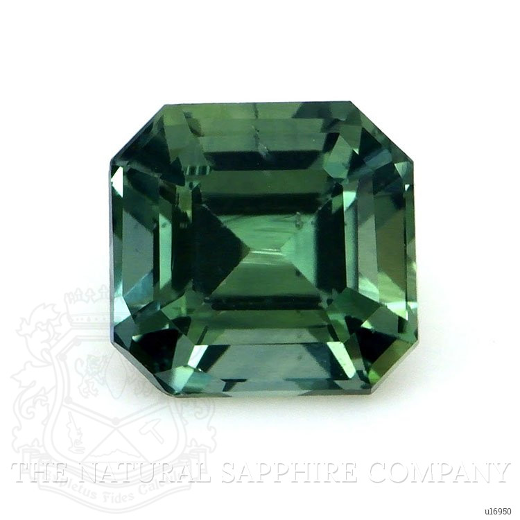 0.95 Ct. Green Sapphire from Ceylon (Sri Lanka)