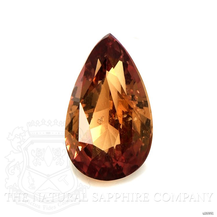 2.58 Ct. Orangish Brown Sapphire from Ceylon (Sri Lanka)
