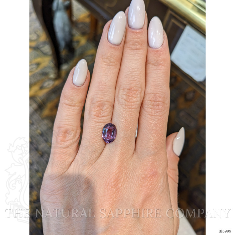 3.17 Ct. Purple Sapphire from Ceylon (Sri Lanka)