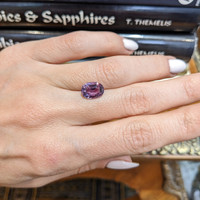 3.17 Ct. Purple Sapphire from Ceylon (Sri Lanka) Life Style