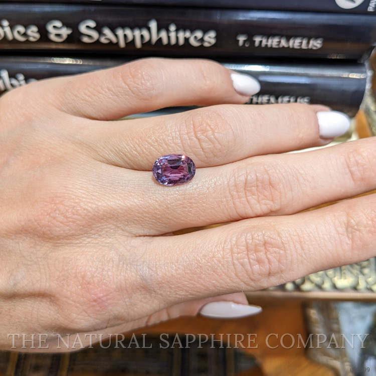3.17 Ct. Purple Sapphire from Ceylon (Sri Lanka)