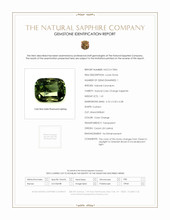1.41 Ct. Color Change Sapphire from Ceylon (Sri Lanka) Scan Report