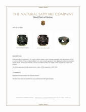 1.37 Ct. Color Change Sapphire from Ceylon (Sri Lanka) Appraisal