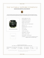 1.37 Ct. Color Change Sapphire from Ceylon (Sri Lanka) Scan Report