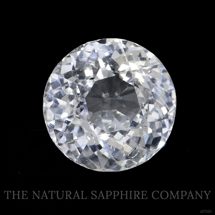 4.14 Ct. White Sapphire from Ceylon (Sri Lanka)