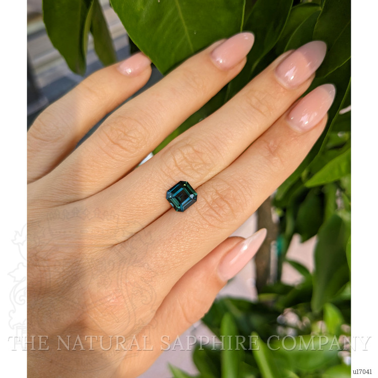 2.30 Ct. Green Sapphire from Ceylon (Sri Lanka)