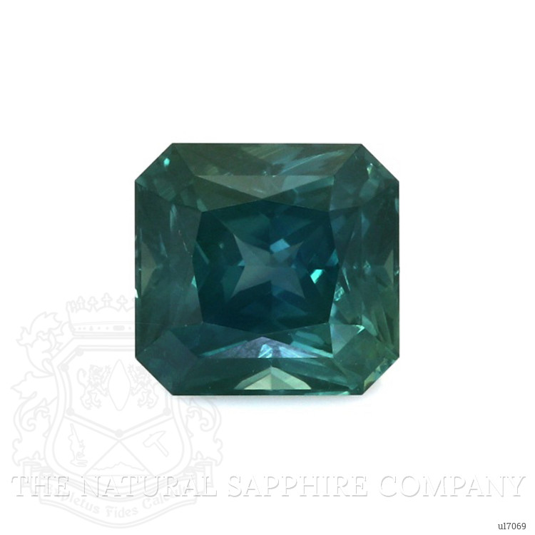 3.71 Ct. Bluish Green Sapphire from Ceylon (Sri Lanka)