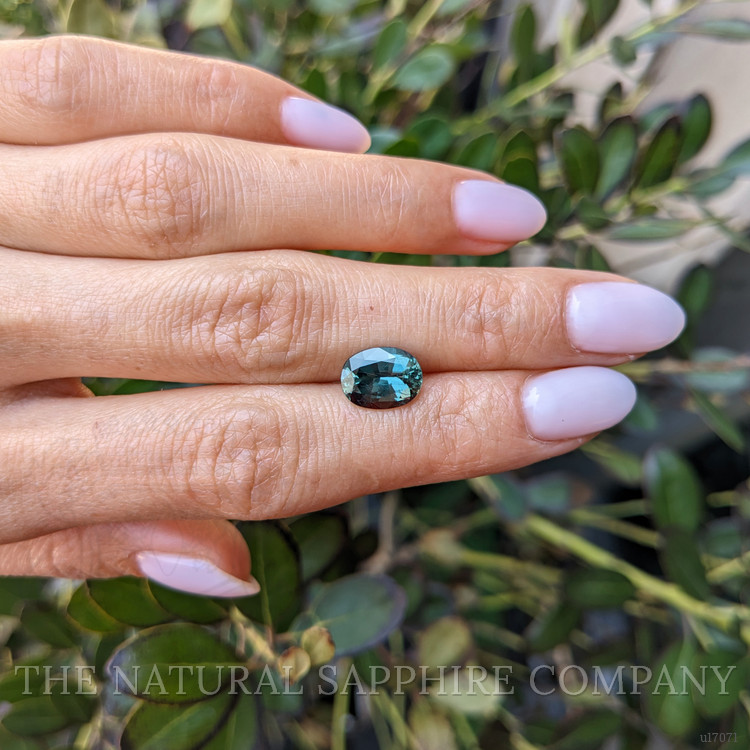 3.22 Ct. Green Sapphire from Ceylon (Sri Lanka)