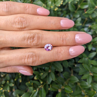 1.21 Ct. Pinkish Purple Sapphire from Ceylon (Sri Lanka) Life Style