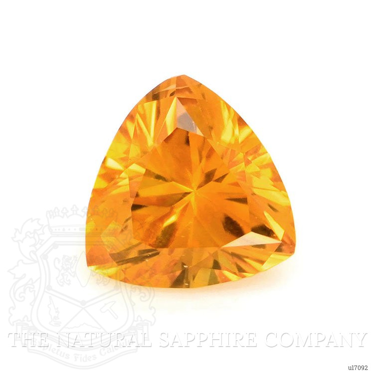 0.74 Ct. Orange Sapphire from Ceylon (Sri Lanka)