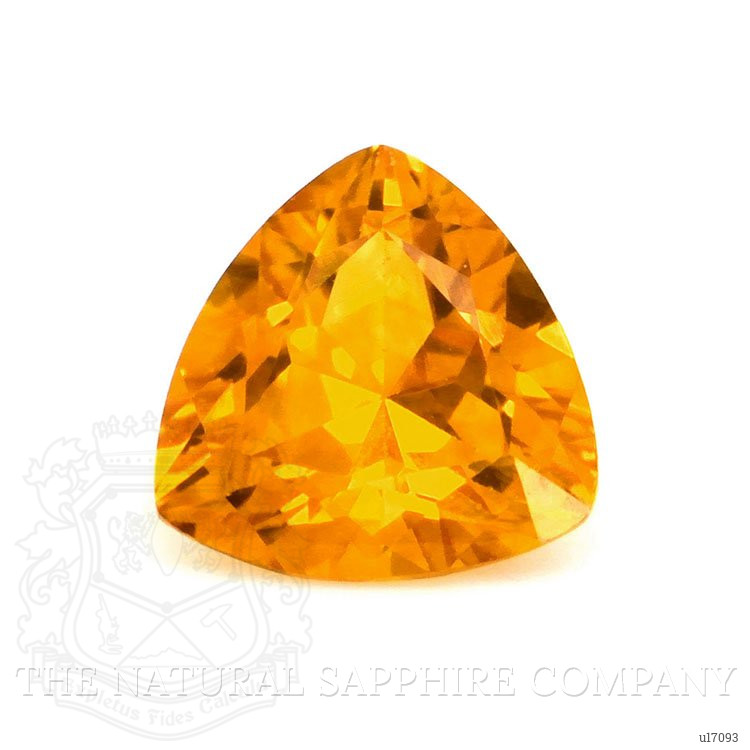 0.86 Ct. Orange Sapphire from Ceylon (Sri Lanka)
