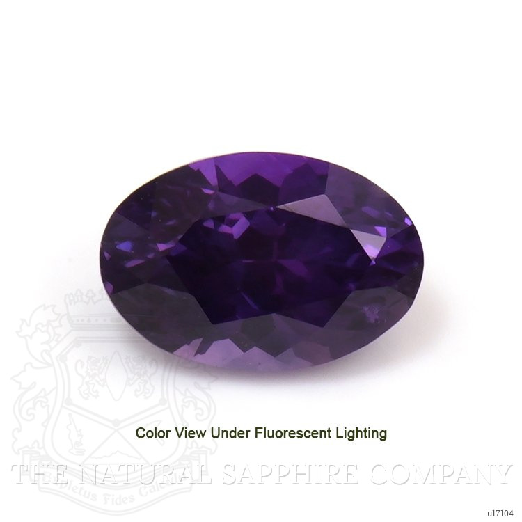 0.63 Ct. Color Change Sapphire from Ceylon (Sri Lanka)