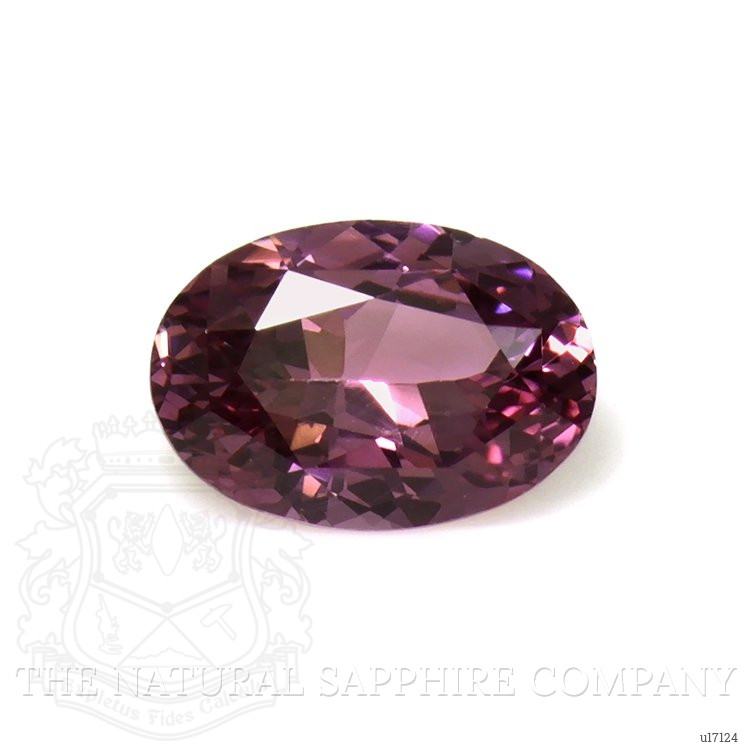 0.86 Ct. Reddish Pink Sapphire from Ceylon (Sri Lanka)