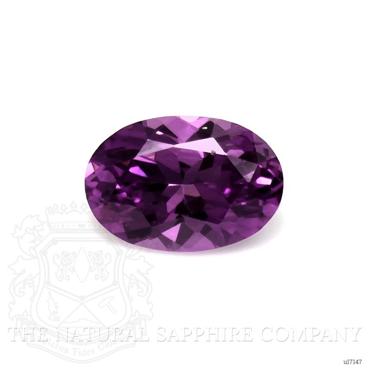 0.68 Ct. Purple Sapphire from Ceylon (Sri Lanka)