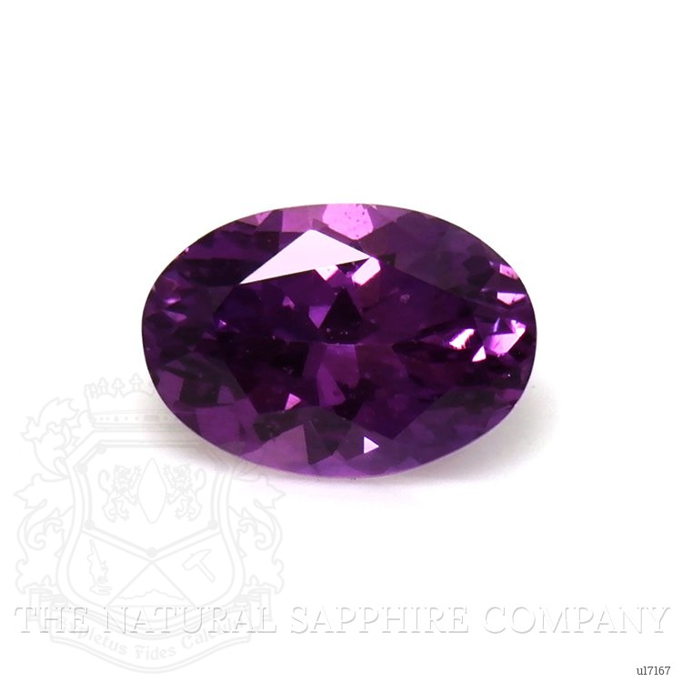 0.81 Ct. Purple Sapphire from Ceylon (Sri Lanka)