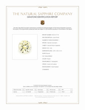 0.46 Ct. Peach Sapphire from Ceylon (Sri Lanka) Scan Report