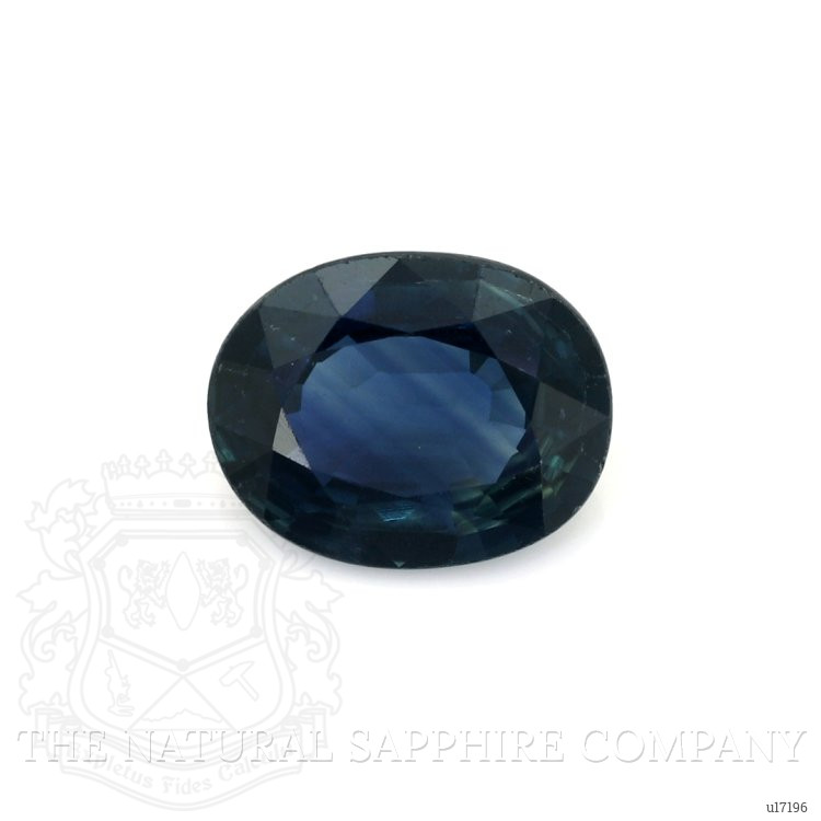 2.18 Ct. Bluish Green Sapphire from Ceylon (Sri Lanka)