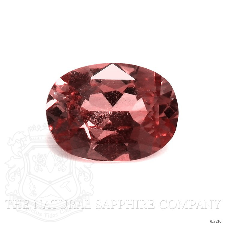 0.89 Ct. Reddish Pink Sapphire from Ceylon (Sri Lanka)