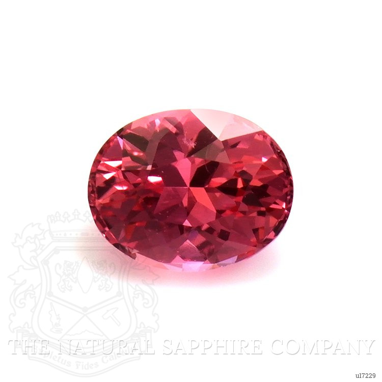 0.80 Ct. Reddish Pink Sapphire from Ceylon (Sri Lanka)