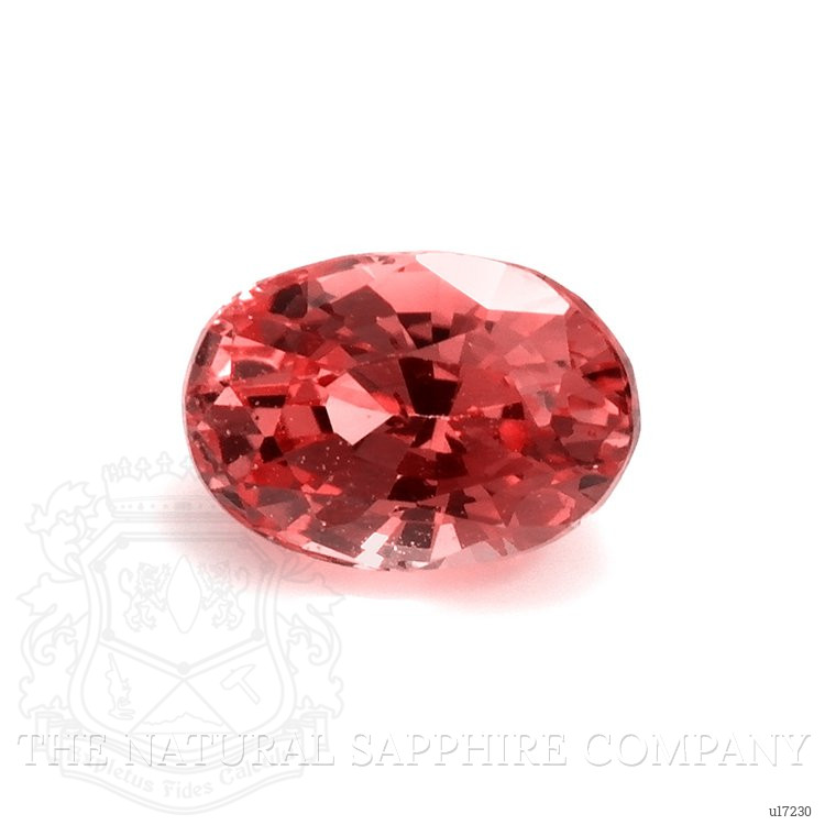 0.82 Ct. Reddish Pink Sapphire from Ceylon (Sri Lanka)