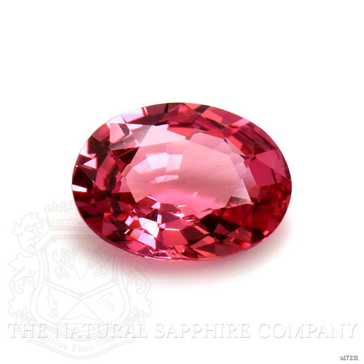 1.06 Ct. Reddish Pink Sapphire from Ceylon (Sri Lanka)