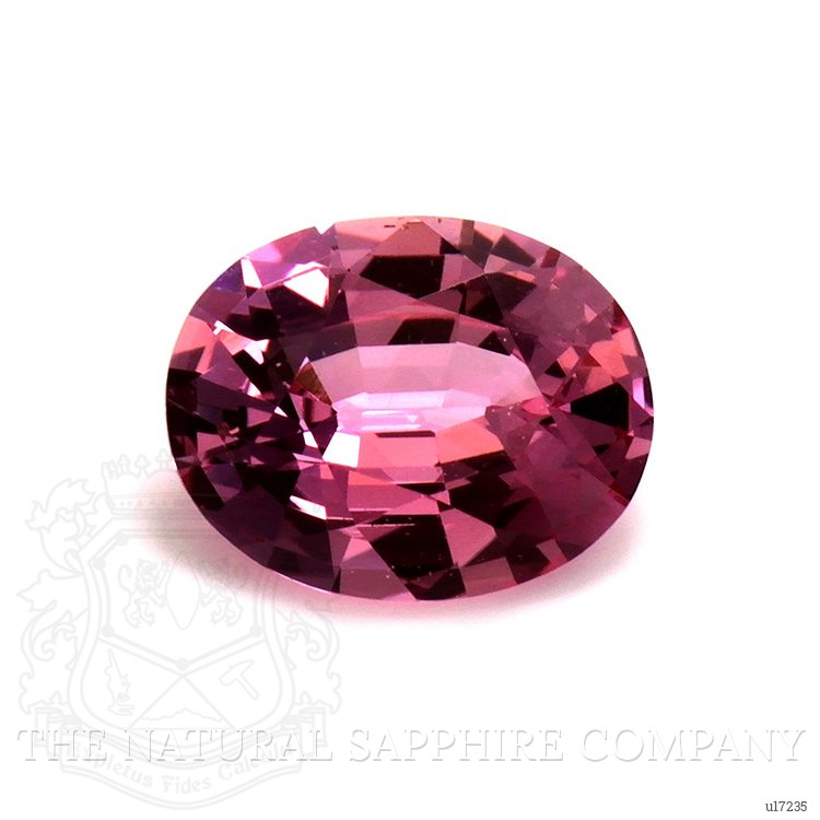 1.29 Ct. Reddish Pink Sapphire from Ceylon (Sri Lanka)