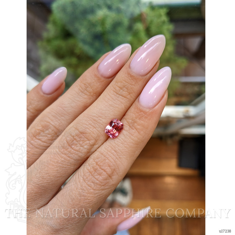 1.82 Ct. Reddish Pink Sapphire from Ceylon (Sri Lanka)