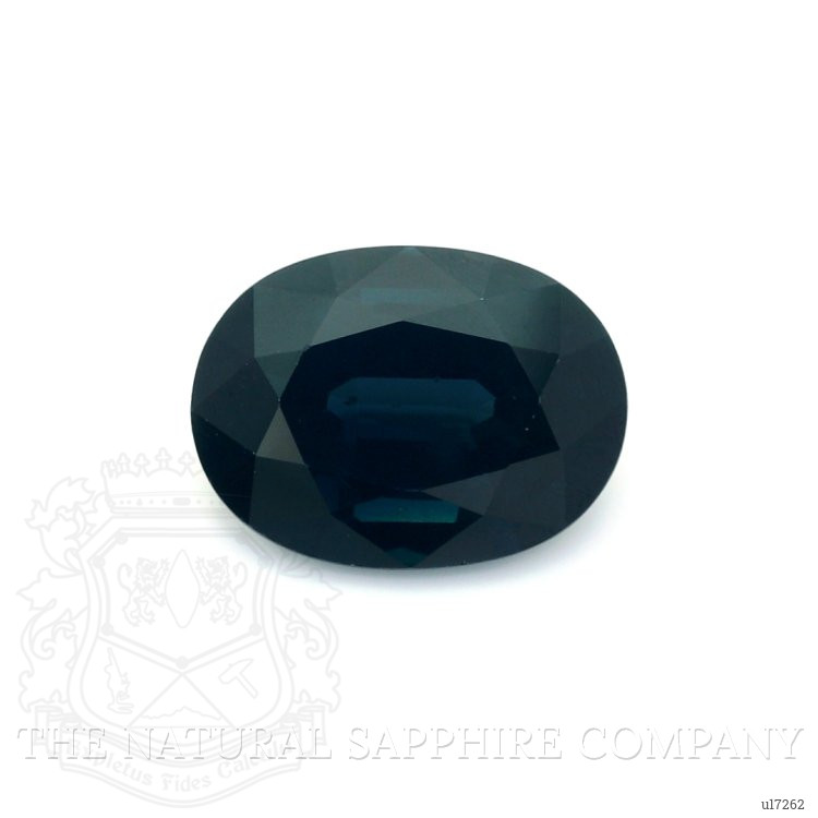 4.35 Ct. Bluish Green Sapphire from Ceylon (Sri Lanka)