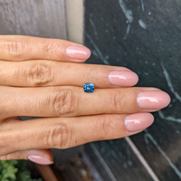 0.82 Ct. Greenish Blue Sapphire from Montana Life Style