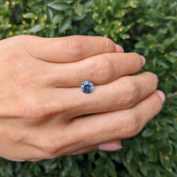 1.14 Ct. Purplish Blue Sapphire from Madagascar Life Style