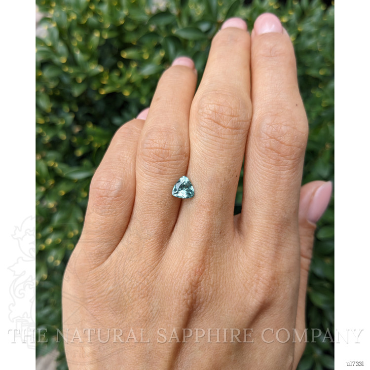 1.02 Ct. Greenish Blue Sapphire from Montana
