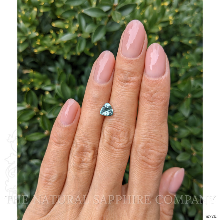 1.02 Ct. Greenish Blue Sapphire from Montana