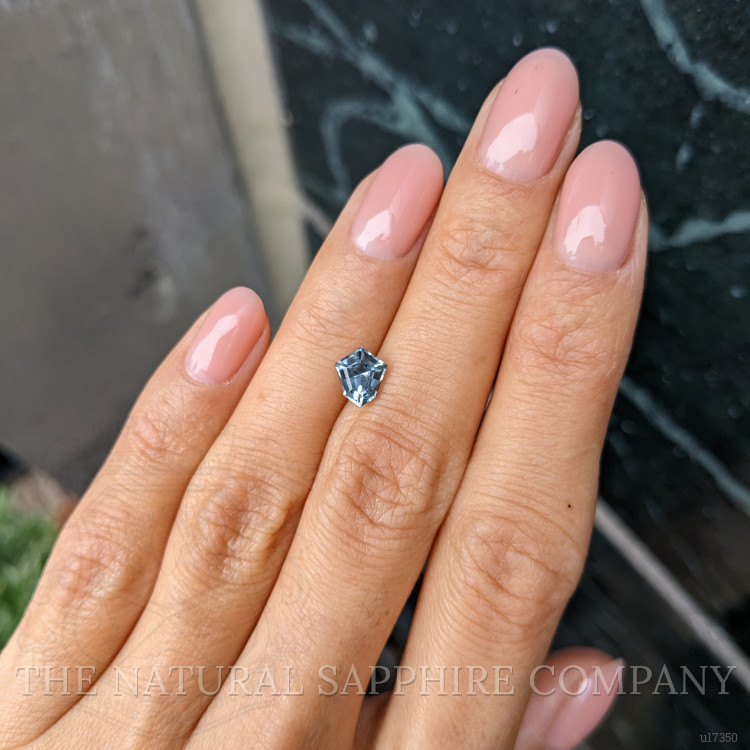 1.10 Ct. Greenish Blue Sapphire from Montana