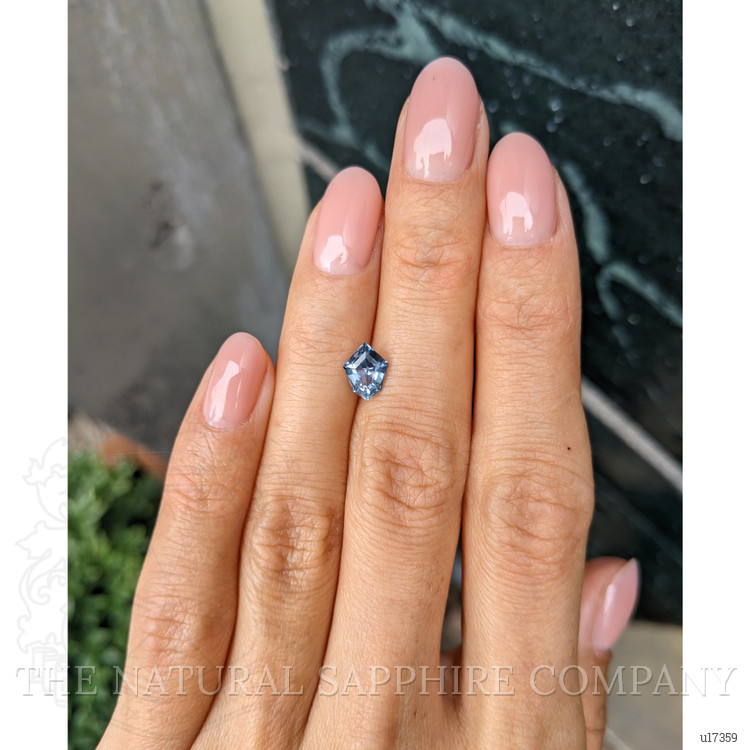 1.17 Ct. Greyish Blue Sapphire from Montana