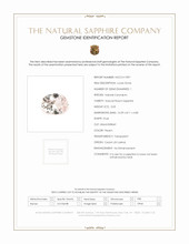 3.03 Ct. Peach Sapphire from Ceylon (Sri Lanka) Scan Report